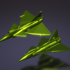 title.png Fichier STL gratuit Saab 37 Viggen・Modèle imprimable en 3D à télécharger