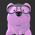 ALEXA_ECHO_DOT_5_FAT_PIGGY_GLASSES.jpg Suporte Alexa Echo Dot 4a e 5a Geração Pig With Glasses