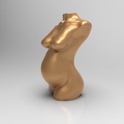 untitled.259.jpg STL file PREGNANT WOMAN (CANDLE MOLD)・3D printing model to download