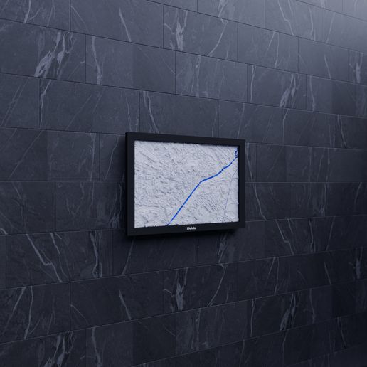 Lleida, Spain - 3D Miniature