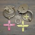 Knockers1.3.jpg Hear No Knocker (free) - with Mount Holes and Strike Plate