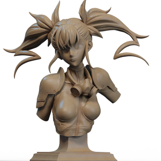 30.615.png 3D-печать бюста Кикору Шиномия