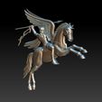 010.jpg Pegasus-Krieger-Relief 2.5D