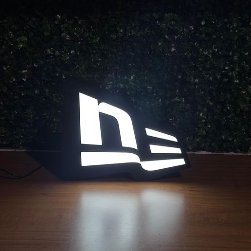 🆕 NEW ERA logo lamp・ STL File for 3D printing・Cults