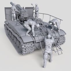 Preview.jpg Archivo STL Soldados para S-51 203-mm・Plan para descargar y imprimir en 3D