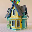 IMG_4617.jpg Fichier 3D Aucun support ou peinture nécessaire Flying House (marque 2), inspiré du film Pixar ''UP''.・Modèle à télécharger et à imprimer en 3D, fulv