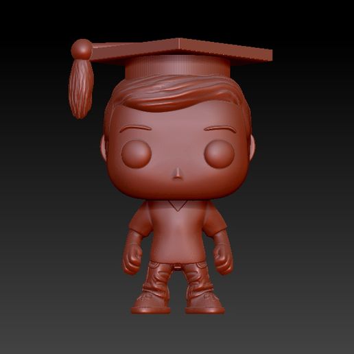 FUNKO POP BOY 3D model