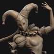 0.jpg Jester Bust 3D Print