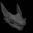 maskrender2.jpg MONSTER HUNTER WORLD ODOGARON GIRL MASK COMMERCIAL USE READY TO PRINT