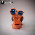 Flexi-Town-Snail,-I4.png Flexi Snail, FlexiTown & VunkFlexis Collaboration, шарнирная фигурка-фиджет, 3мф в комплекте