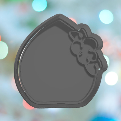 Stitch Surf Board  Cookie Cutter 3D model