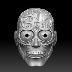 01.jpg STL file They Live (Full Mask)・Template to download and 3D print