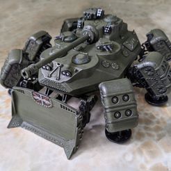 Tortoise_Painted_3.jpg Файл STL ПЫЛЬ 1948 \ KONFLIKT '47 - БРИТАНСКИЙ A39 TORTOISE HEAVY WALKER・Дизайн 3D принтера для загрузки