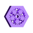 hexagon_bearing5_v1.stl Hexagon Gear Bearing