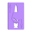 CARTA POCKER BULLET.stl Pocker/ Skull/ghost dead card
