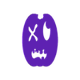 JOL Zombie Face No Stem.stl STL file Flat Jacks・Model to download and 3D print