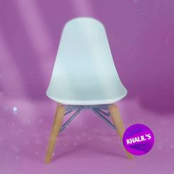 DSC.jpg STL file Doll Chair,Barbie ,Rainbow High doll ,Doll Furniture・3D printable design to download