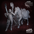 HussarHorsePrimaryMMF.png Winged Hussar and Mount Presupported