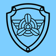 paw-patrol-skye-badge-blue.png Paw Patrol Character Badges Bundle 2D Wall Decoration