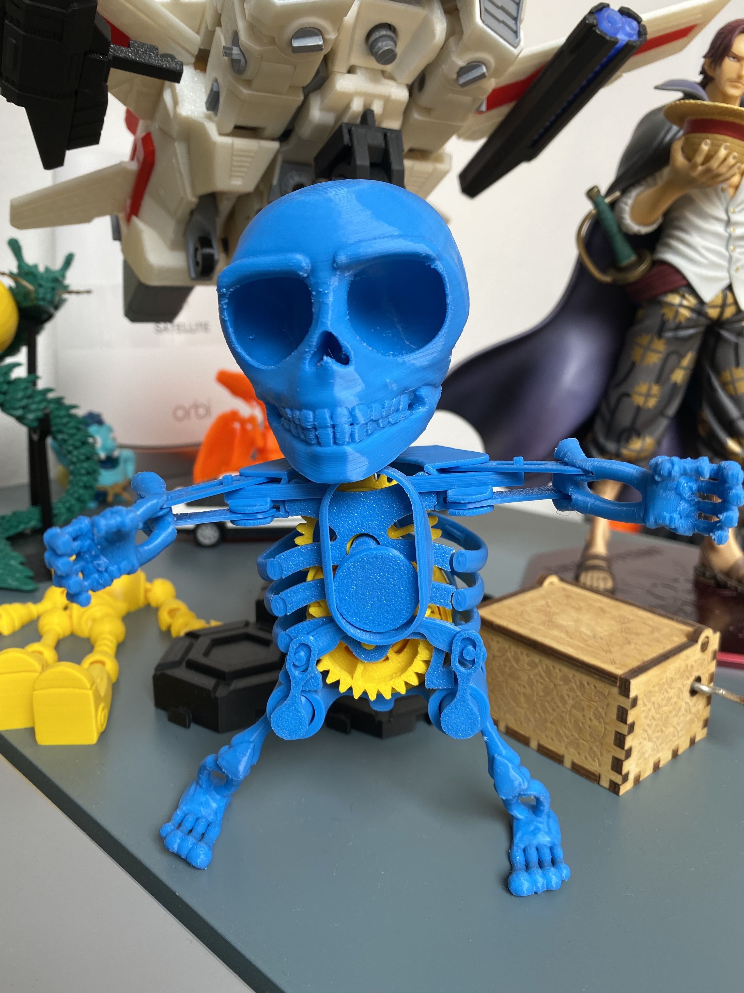 3D printed Dancing skeleton・Cults
