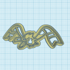278-Wingull.png Fichier STL Pokemon : Découpeur de biscuits Wingull・Plan pour impression 3D à télécharger