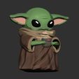 ZBrush-Document3.jpg BEBE YODA - BABY YODA SOUP "cartoon".