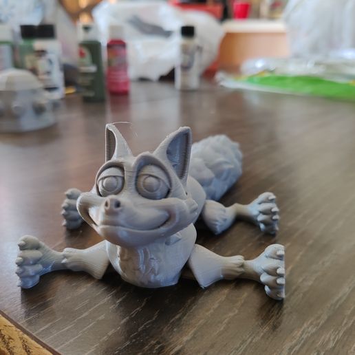 ¡Lindo zorro de impresión flexible con versiones 3MF y XL incluidas!