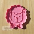 OVEJA.jpg sheep cookie cutter, cutter. Sheep cookie cutter. Sheep cookie cutter