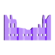 building_slim-LowWall_LongBack_Ruined.stl Modular 6mm Highrise Buildings