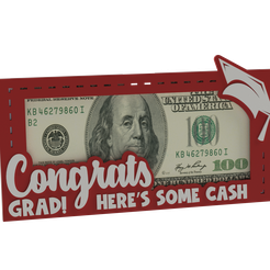 Untitled-Project-101.png Graduation Gift - Money Holder with text "Congrats"
