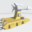 brustiner-assemble-04.png -MHW04C- Mecha Mobile Mega Cannons Brustliner Customizable 3D print model
