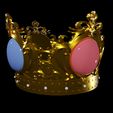 1.jpg 3D Model of Princess Peach Crown for 3d printing, movie desing