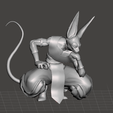 bills mesh.PNG STL-Datei Dragon Ball Super - Bills - Birus kostenlos・3D-druckbares Objekt zum herunterladen