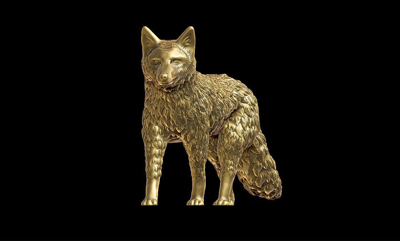 Fox5.jpg Download STL file Bust of a fox • 3D printing model, Giordano_Bruno