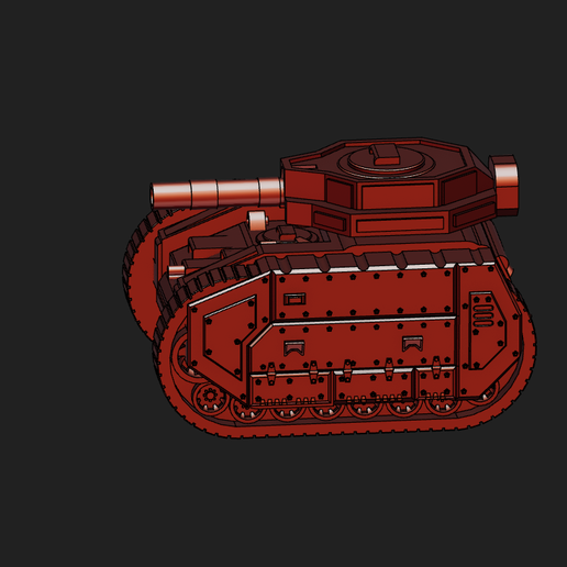 Random Tank 3D model preview