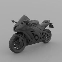 2.jpg Free 3D file Kawasaki Ninja ZX-10R 1000 3D Printable Model STL File・3D printer model to download