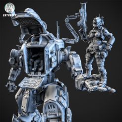 3D file Scout Titan ⚔・3D printable model to download・Cults