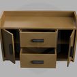 DH_kitchen17_4.jpg Classic Kitchen/living room cabinet with functional door and shelves mono/multi color 3D 3MF file