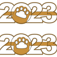 3.png 2023 new year CATs Cookie cutter