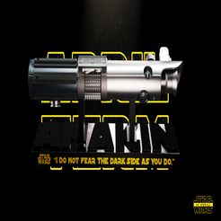 042722-Star-Wars-Anakin-Saber-02.jpg Archivo 3D Anakin Skywalker Lightsaber Sculpture - Star Wars 3D Models - Tested and Ready for 3D printing・Diseño imprimible en 3D para descargar