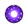 Sphere PART A with holes.stl Nightstand lamp - Nightstand lamp