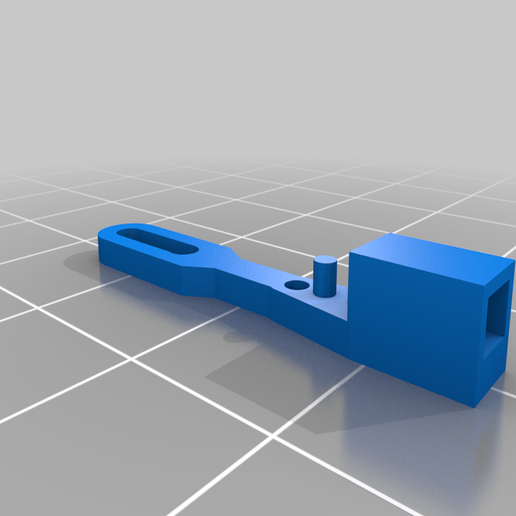Roco connector link carriage replacement- easier to print, no spring needed - 3D model önizlemesi