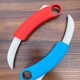 Two-Open.jpg Toy OTF Karambit Switchblade (Double Action)