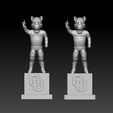 ghgfhfgh.jpg NCAA - Oklahoma Sooners Maskottchen Statue - 3d Drucken