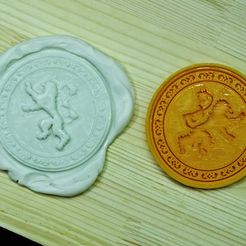 GOT6.jpg STL file Game of Thrones Cookie Cutter. House Lannister・Design to download and 3D print