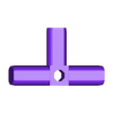 pvc3f.stl Space Frame connector for PVC 1" pipe