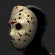 001a.jpg Jason Voorhees Mask - Friday 13th movie 2019 - Horror Halloween Mask 3D print model
