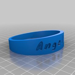 bracelet_20141019-18164-14dp2pk-0.jpg Fichier 3D gratuit Bracelet personnalisé angeles・Plan à télécharger et à imprimer en 3D