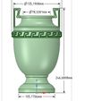 Amphore08-21.jpg amphora greek cup vessel vase v08 for 3d print and cnc
