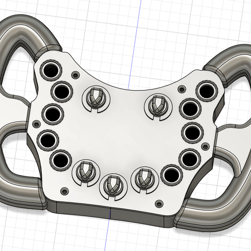 🛞 Arca GT3 steering wheel・ STL File for 3D printing・Cults
